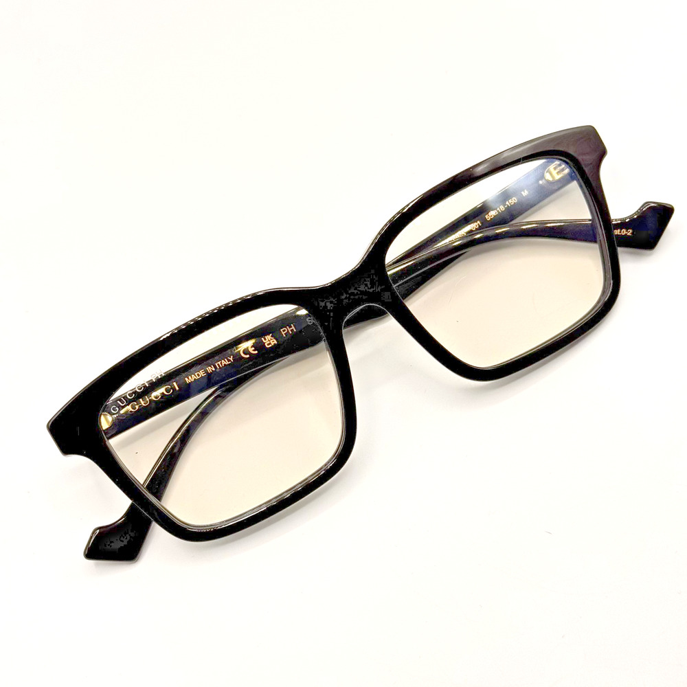 Gucci GG0964S 001 Sunglasses Mens Black Square Frame Photochromic Lens 55-18-150